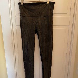 Spanx Faux Leather Leggings Large Tall